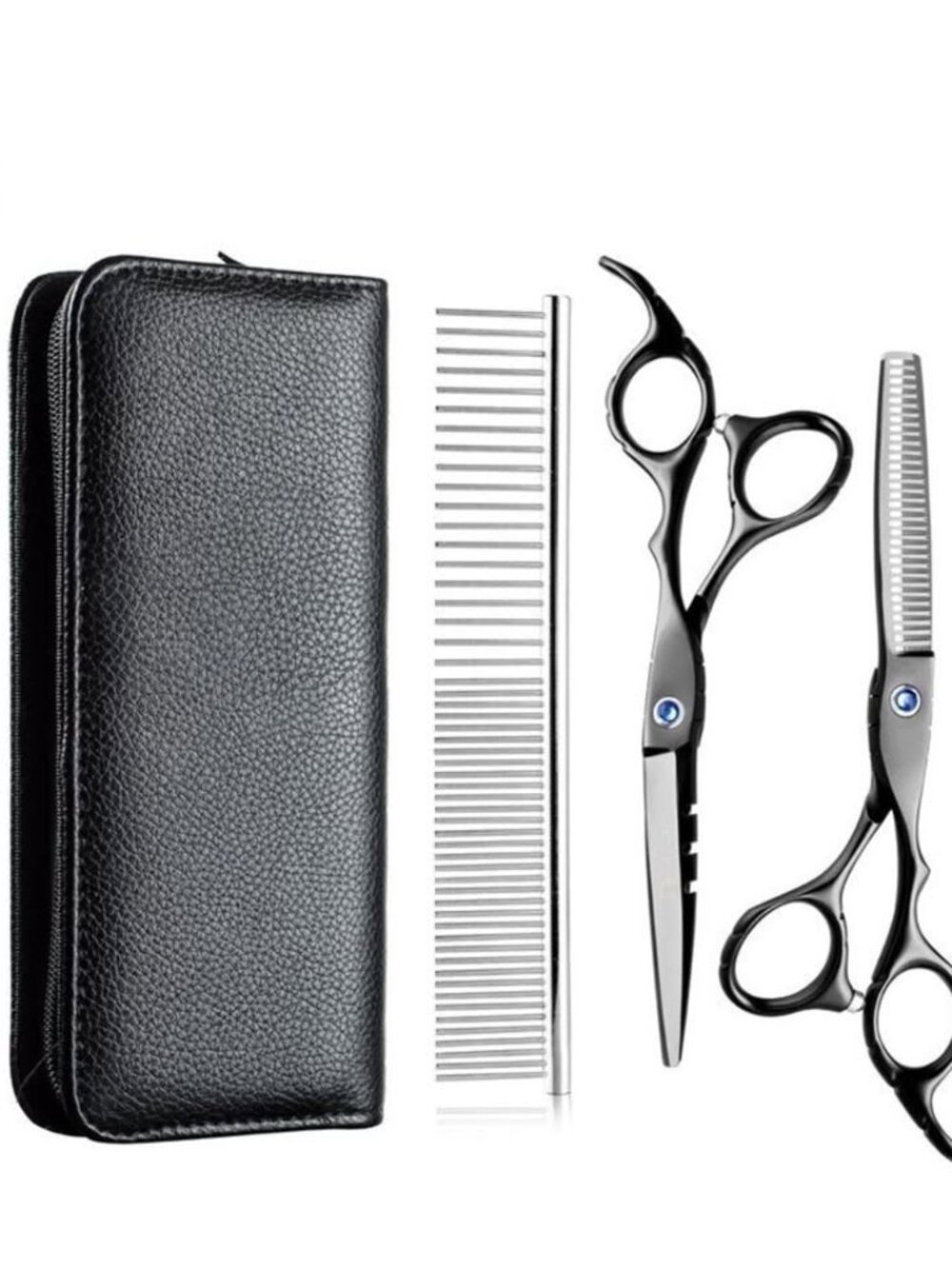 3 pc set plus pouch, professional Barber scissors